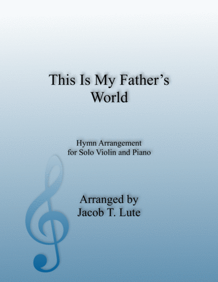 This Is My Father's World - Violin & Piano image number null