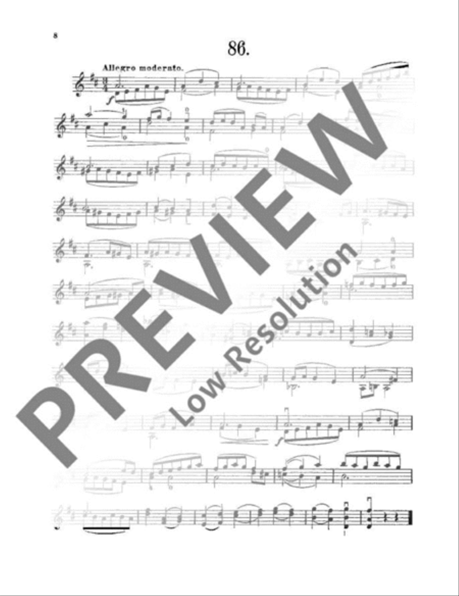 100 Studies Violin Solo scores gallery preview page 9