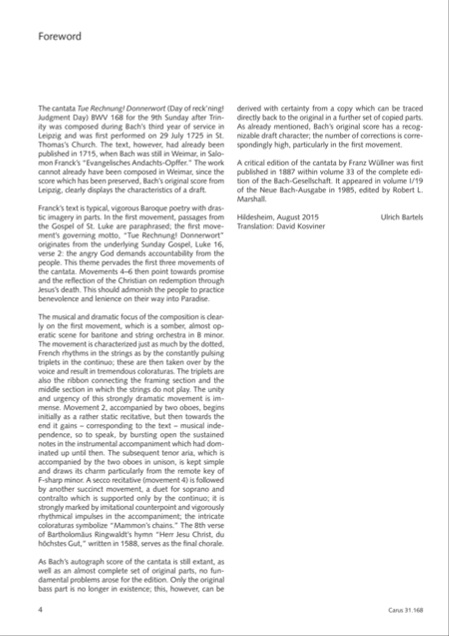Day of reck'ning! Judgment day (Tue Rechnung! Donnerwort) 4-Part scores gallery preview page 5