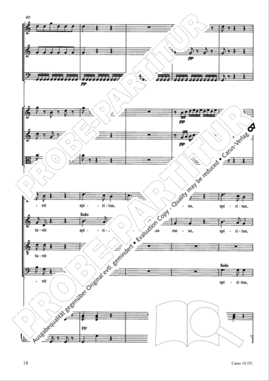 Magnificat Magnificat 4-Part scores gallery preview page 19