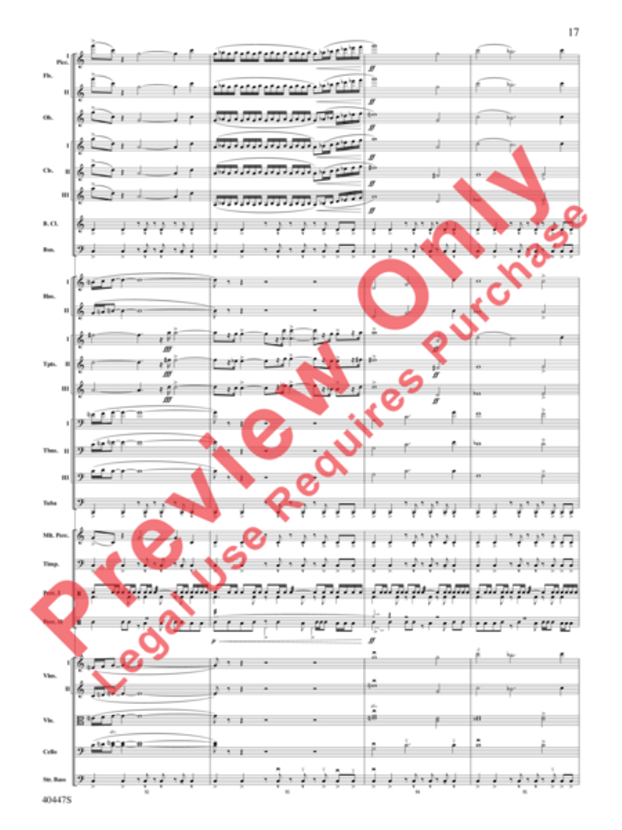 Triumph of the Argonauts Full Orchestra scores gallery preview page 18