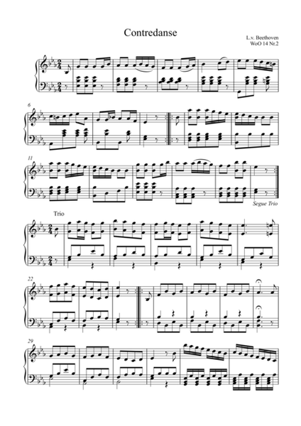 12 Contredanses for Orchestra, WoO 14 (Beethoven, Ludwig van)