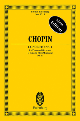 Book cover for Piano Concerto No. 1 in E Minor, Op. 11