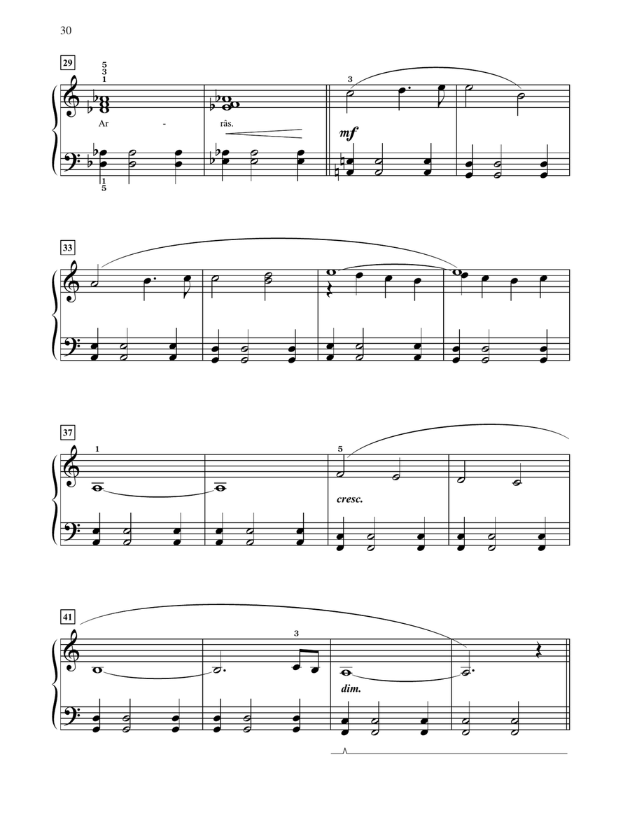 Courage And Wisdom (from The Hobbit: The Battle of the Five Armies) (arr. Dan Coates) Easy Piano scores gallery preview page 3