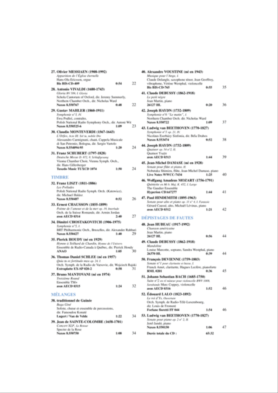 La dictee en musique - Volume 4 - debut du 2eme cycle CD scores gallery preview page 3