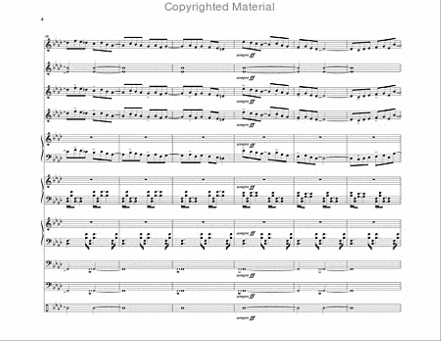 Hold Fast Percussion Ensemble scores gallery preview page 5