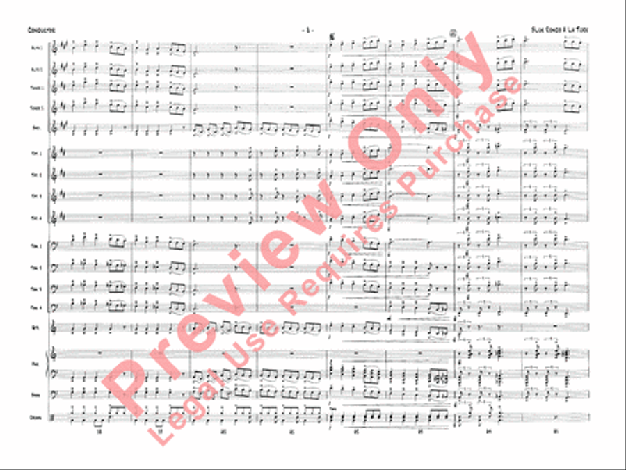 Blue Rondo a la Turk Jazz Ensemble scores gallery preview page 11
