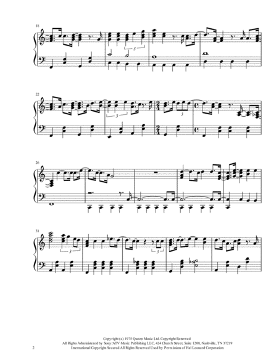 You're My Best Friend You're My Best Friend Piano Solo scores gallery preview page 2