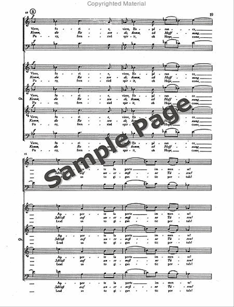Canticle To Hope Vocal Score 4-Part scores gallery preview page 20