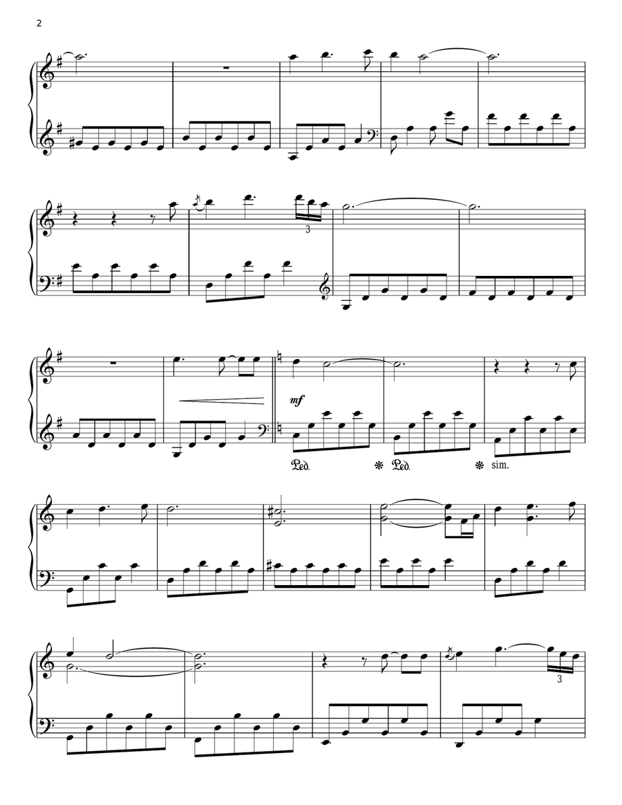 Happy Xmas (War Is Over) Happy Xmas (War Is Over) Piano Solo scores gallery preview page 2