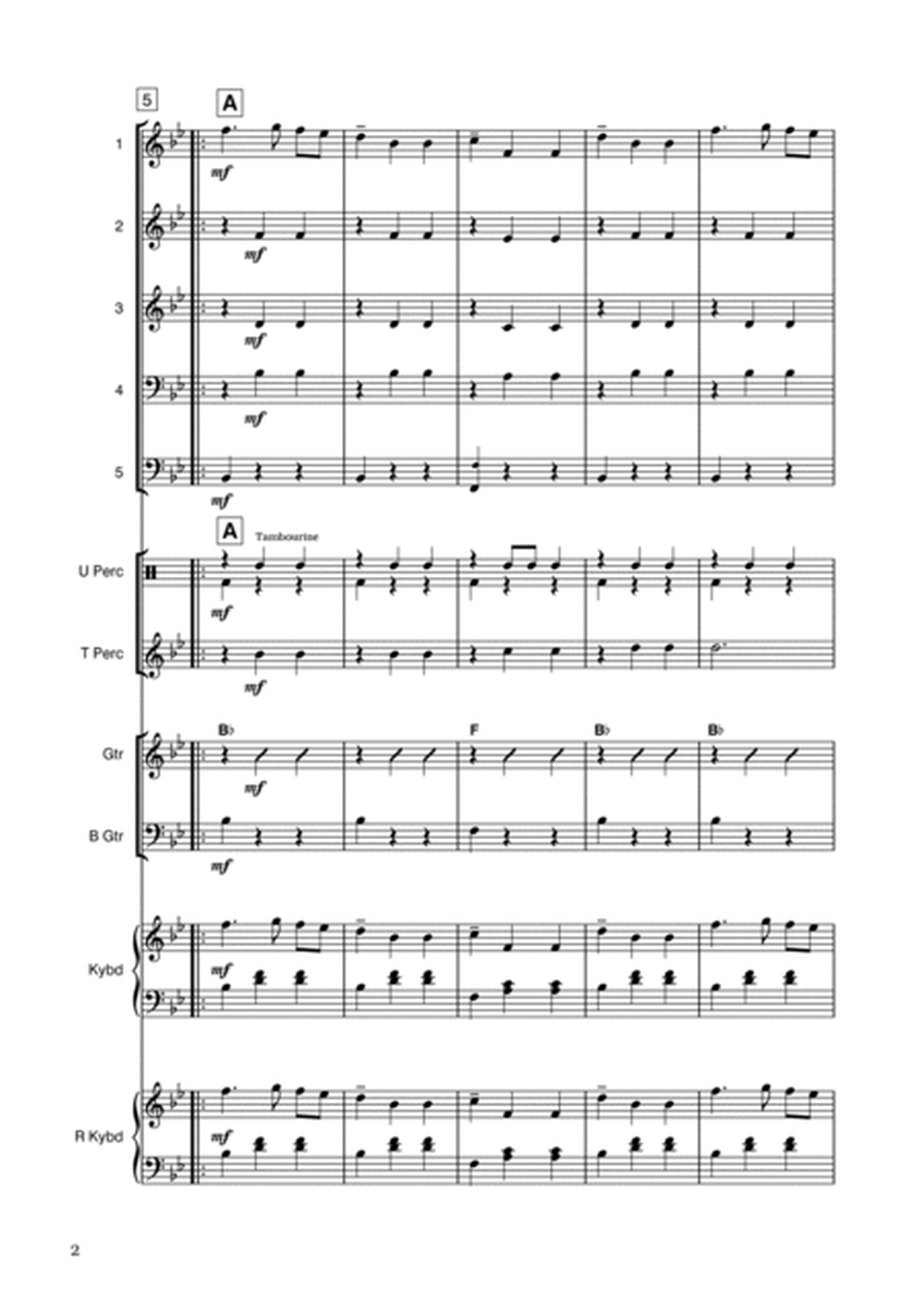Austrian Folk Song - in B flat for flexible ensemble image number null