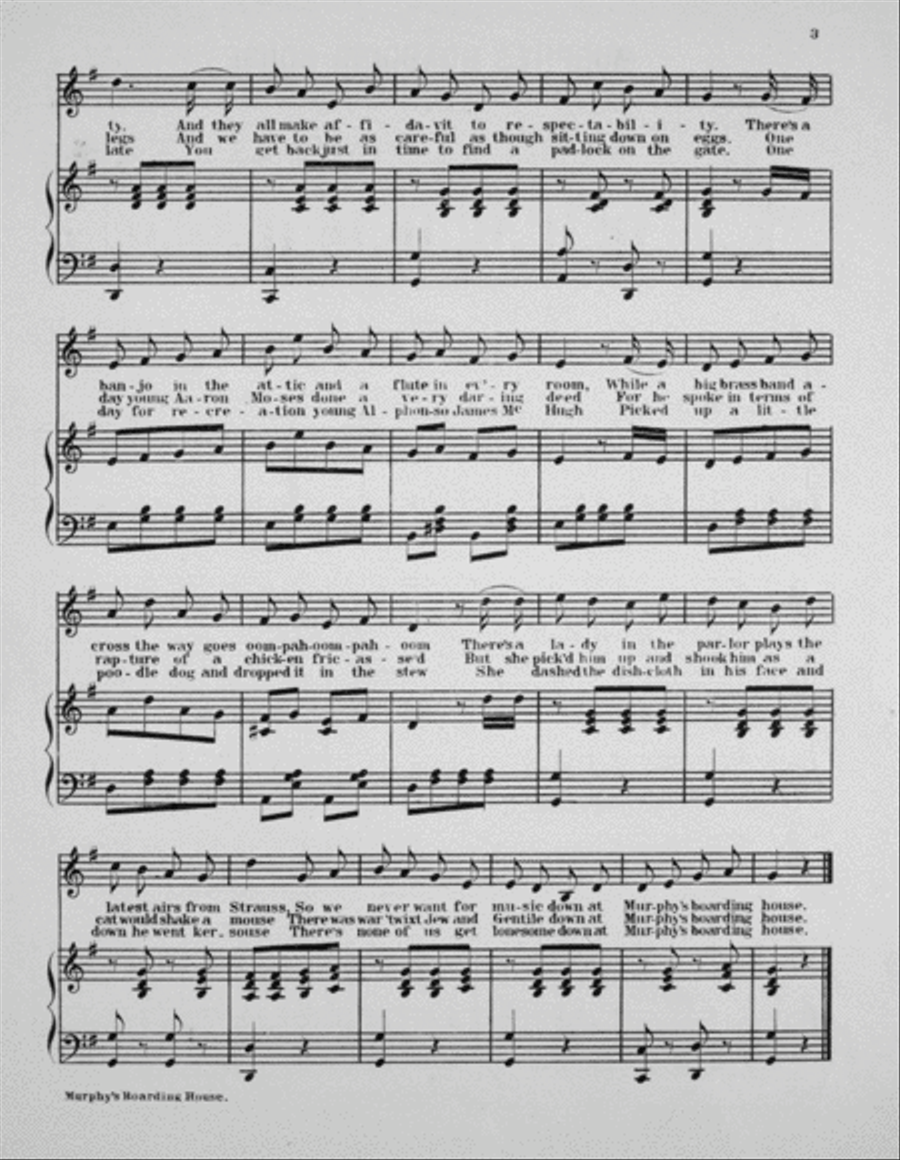 Murphy's Boarding House Voice scores gallery preview page 3