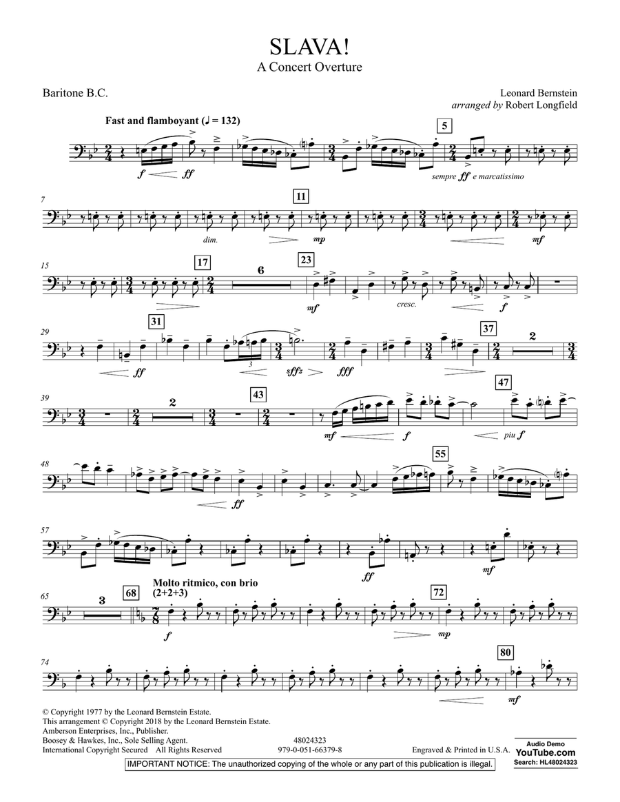 Slava! - Baritone B.C.