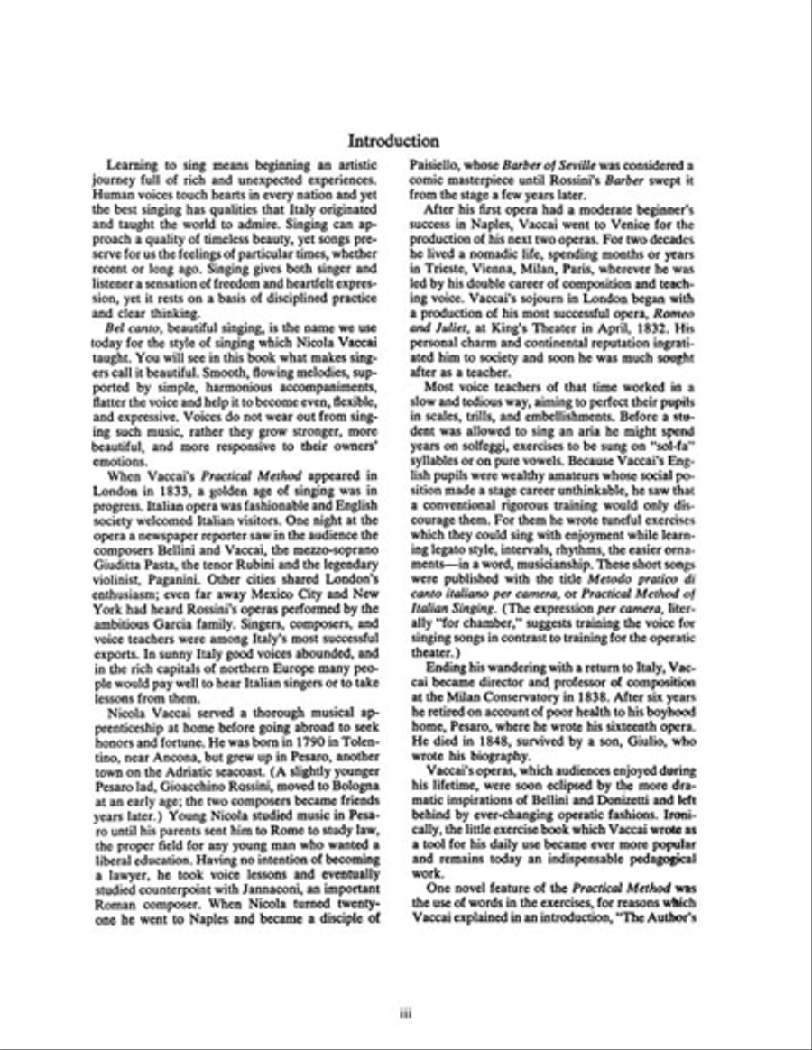 Practical Method of Italian Singing Voice Solo scores gallery preview page 4