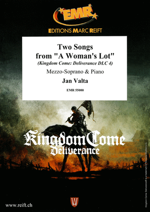Book cover for Two Songs from "A Woman's Lot"