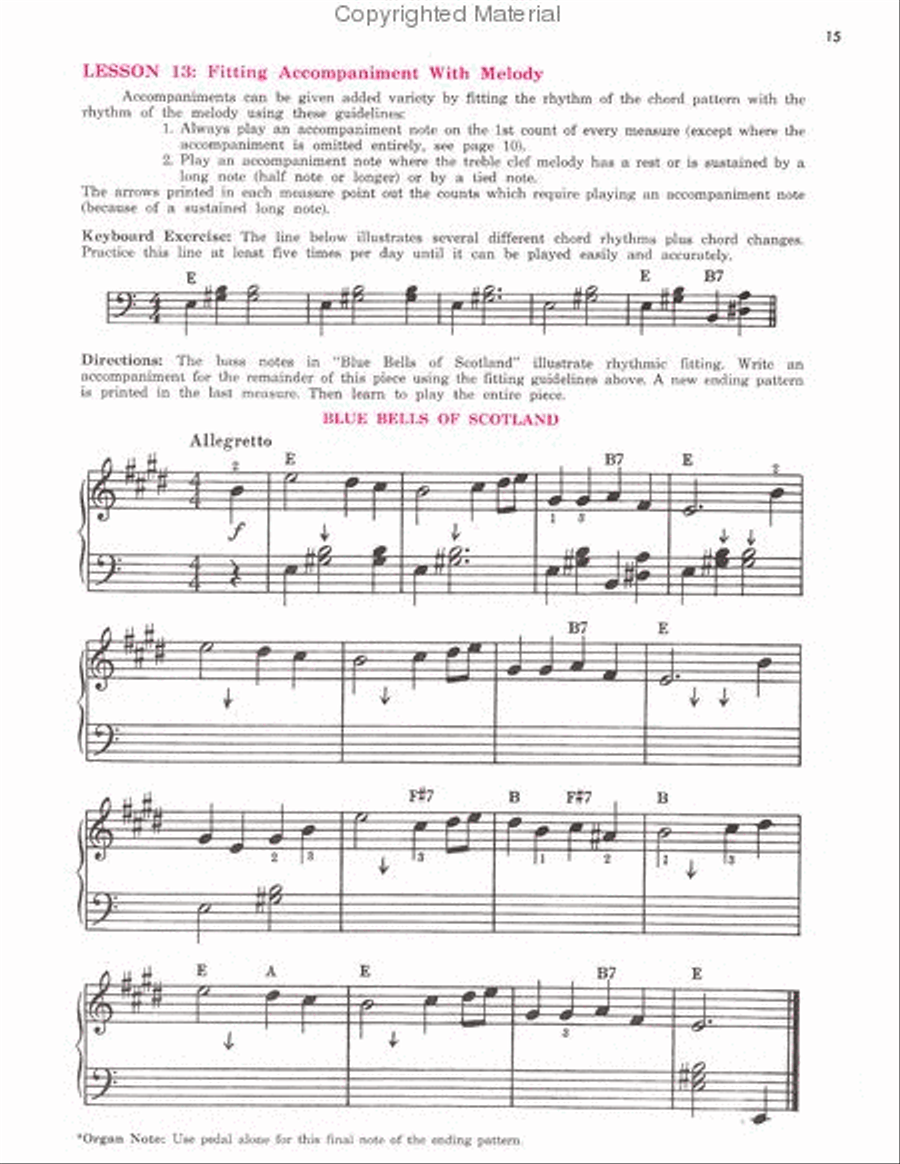Easy Keyboard Harmony Piano Method scores gallery preview page 3