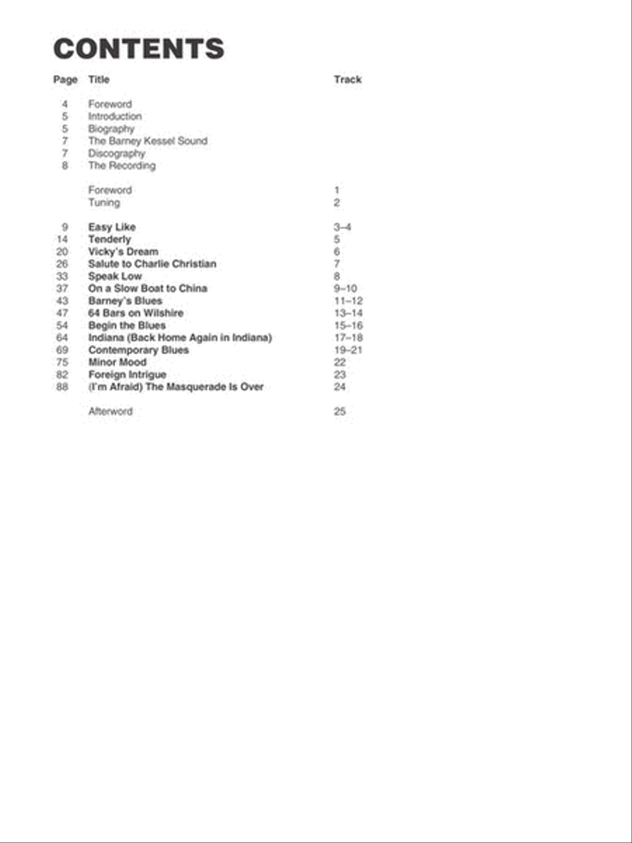 Barney Kessel Barney Kessel Electric Guitar scores gallery preview page 2
