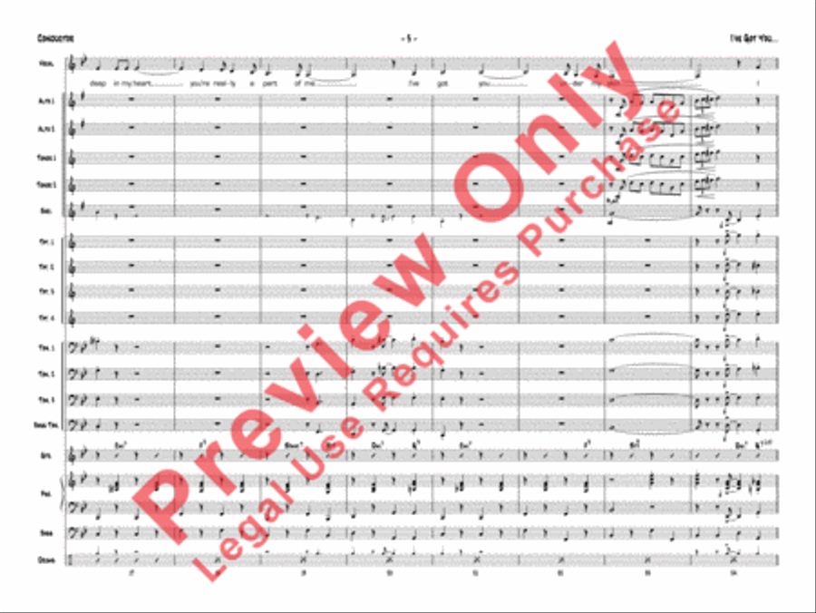 I've Got You Under My Skin Jazz Ensemble scores gallery preview page 20