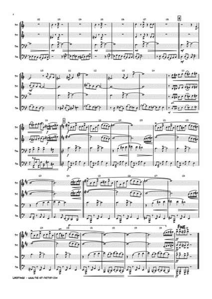 Libertango (shorter version) - Astor Piazolla - Tango Nuevo - Brass Quartet