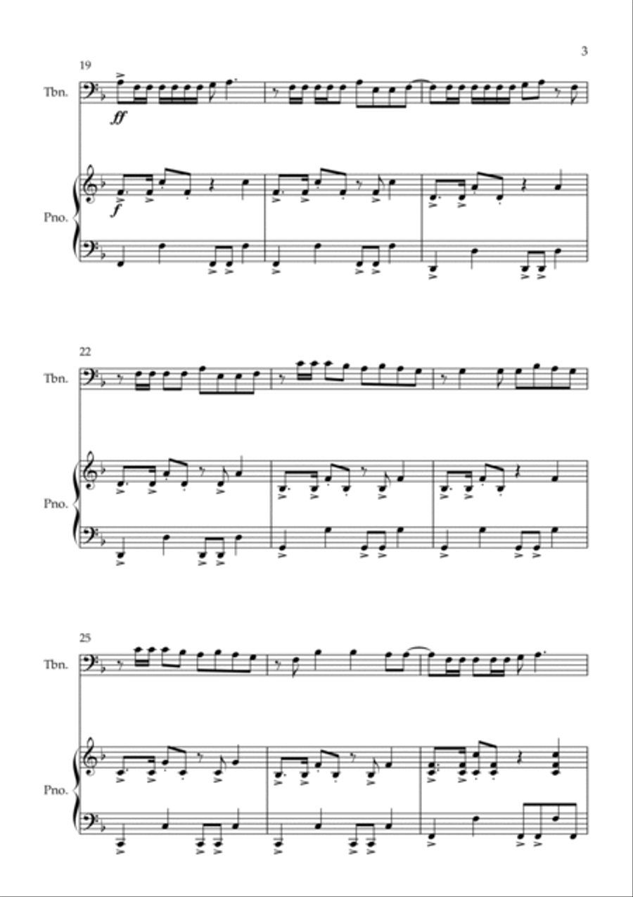Blank Space Piano scores gallery preview page 3