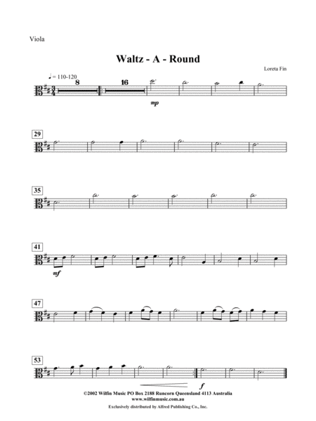 Waltz-A-Round: Viola