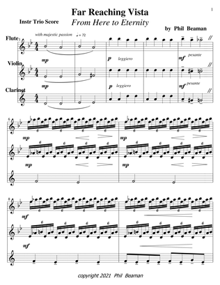 Far Reaching Vista (From Here to Eternity) - Flute, Violin, Clarinet Trio