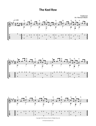 The Keel Row (Harmonized Fingerstyle Arrangement)