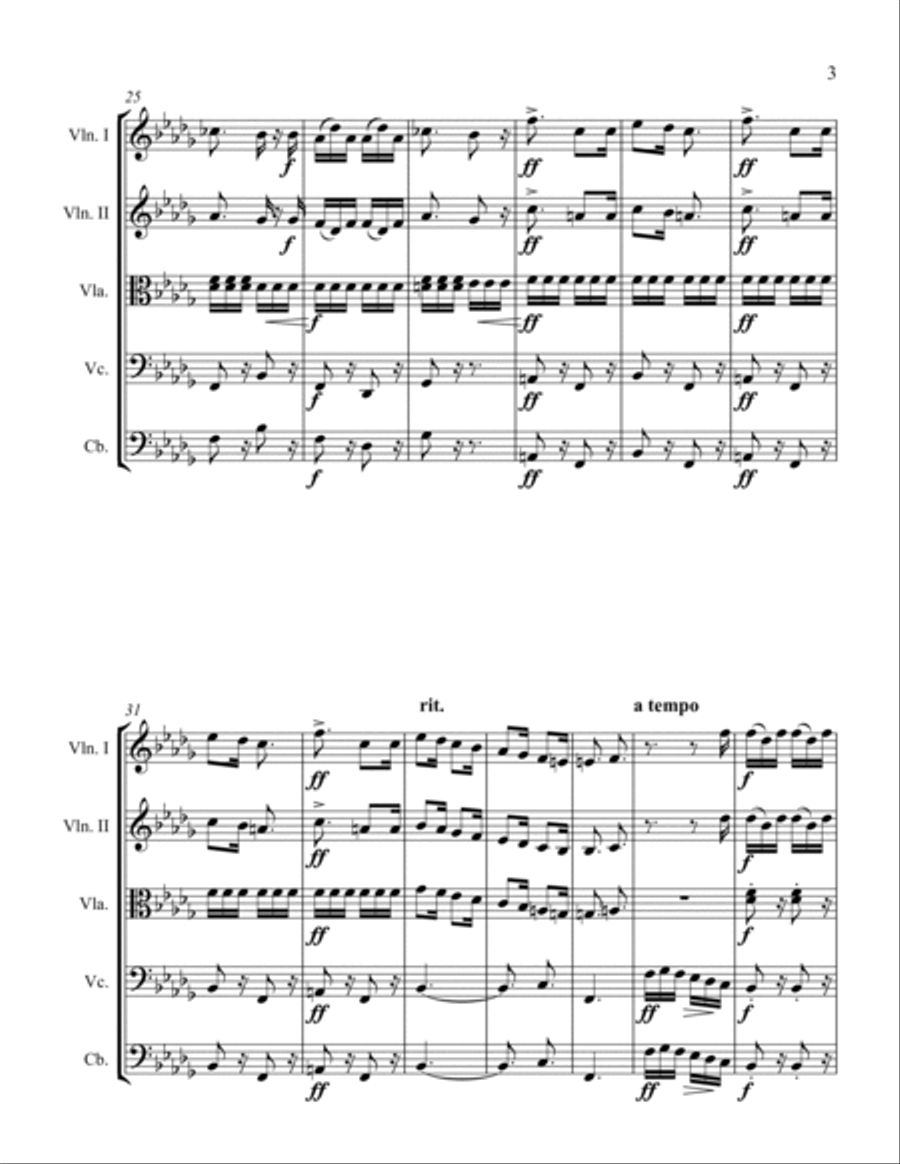 Unrest String Orchestra scores gallery preview page 3
