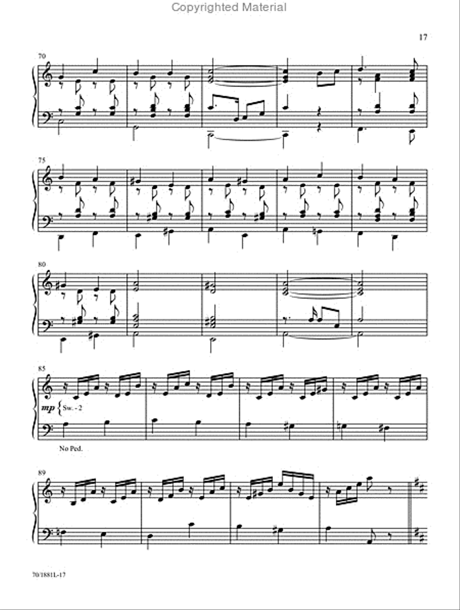 Mark Hayes: Carols for Organ, Vol. 2 Organ Solo scores gallery preview page 5