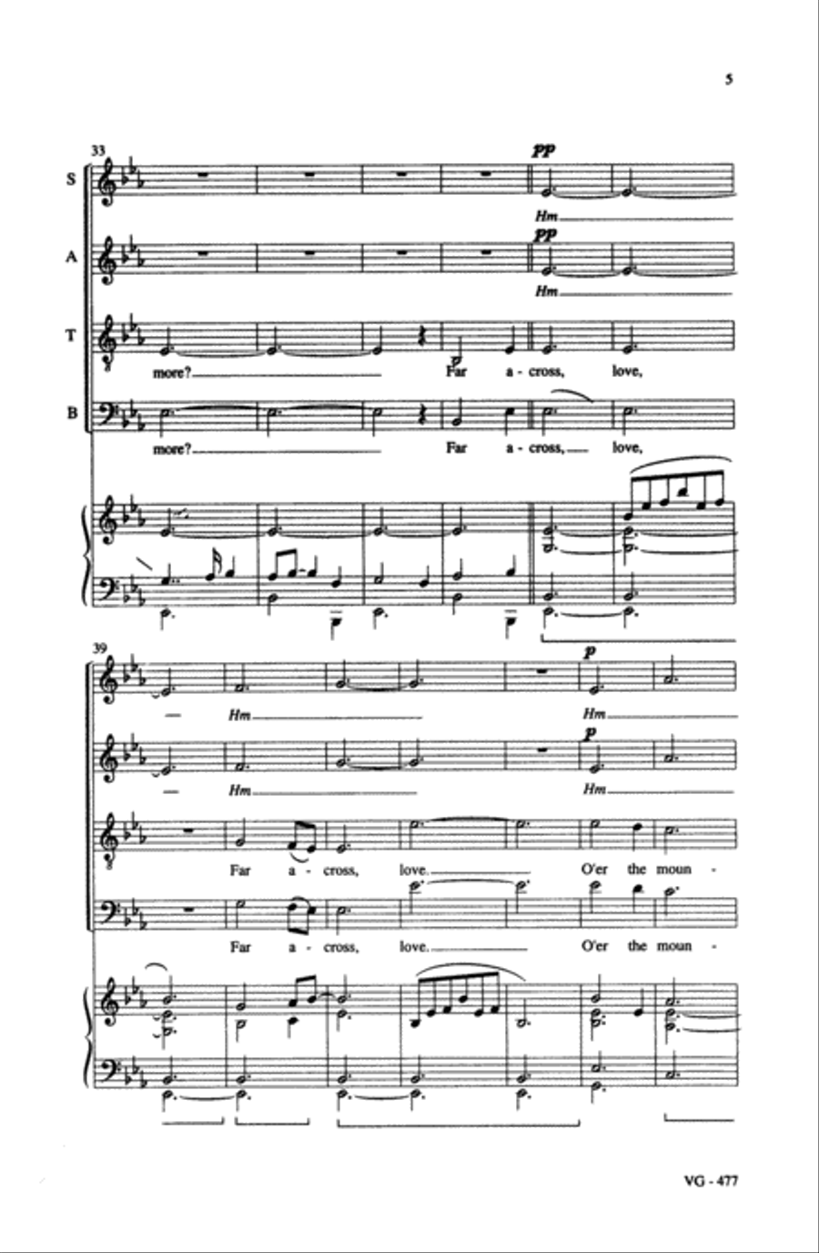 Fare Thee Well Love Fare Thee Well Love Choir scores gallery preview page 4