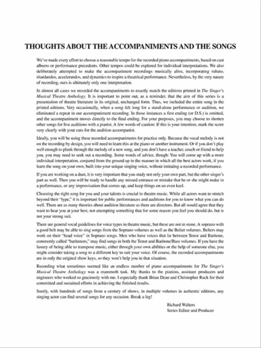 The Singer's Musical Theatre Anthology – Volume 1, Revised Mezzo-Soprano Voice scores gallery preview page 2
