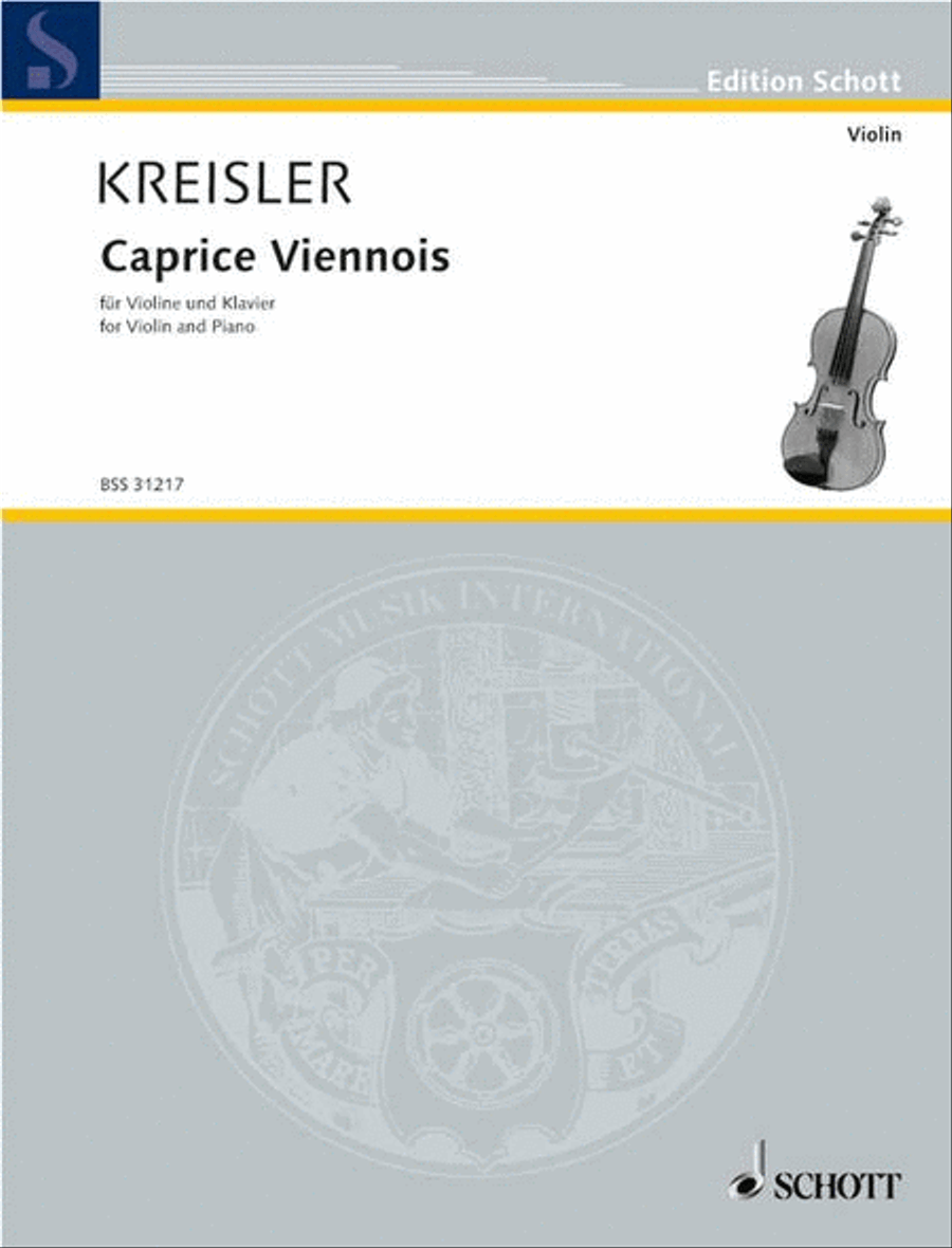 Caprice Viennois Op. 2 Violin Solo scores gallery preview page 1