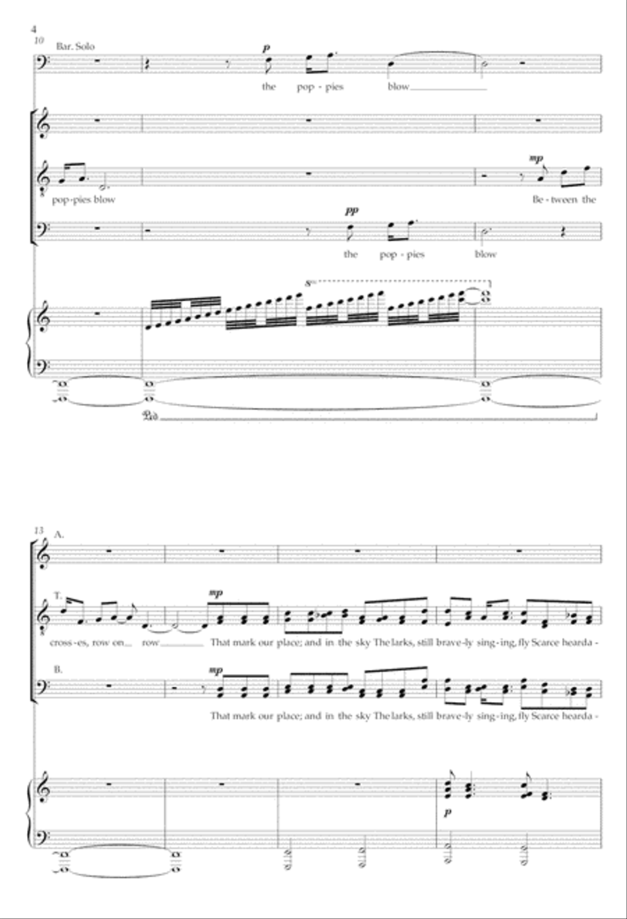Dies Irae: In Flanders fields from Eternal Light: A Requiem ATB scores gallery preview page 4