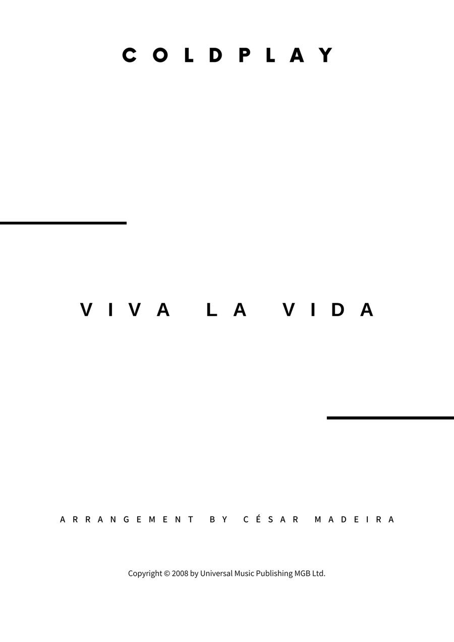 Viva La Vida Brass Quartet scores gallery preview page 2