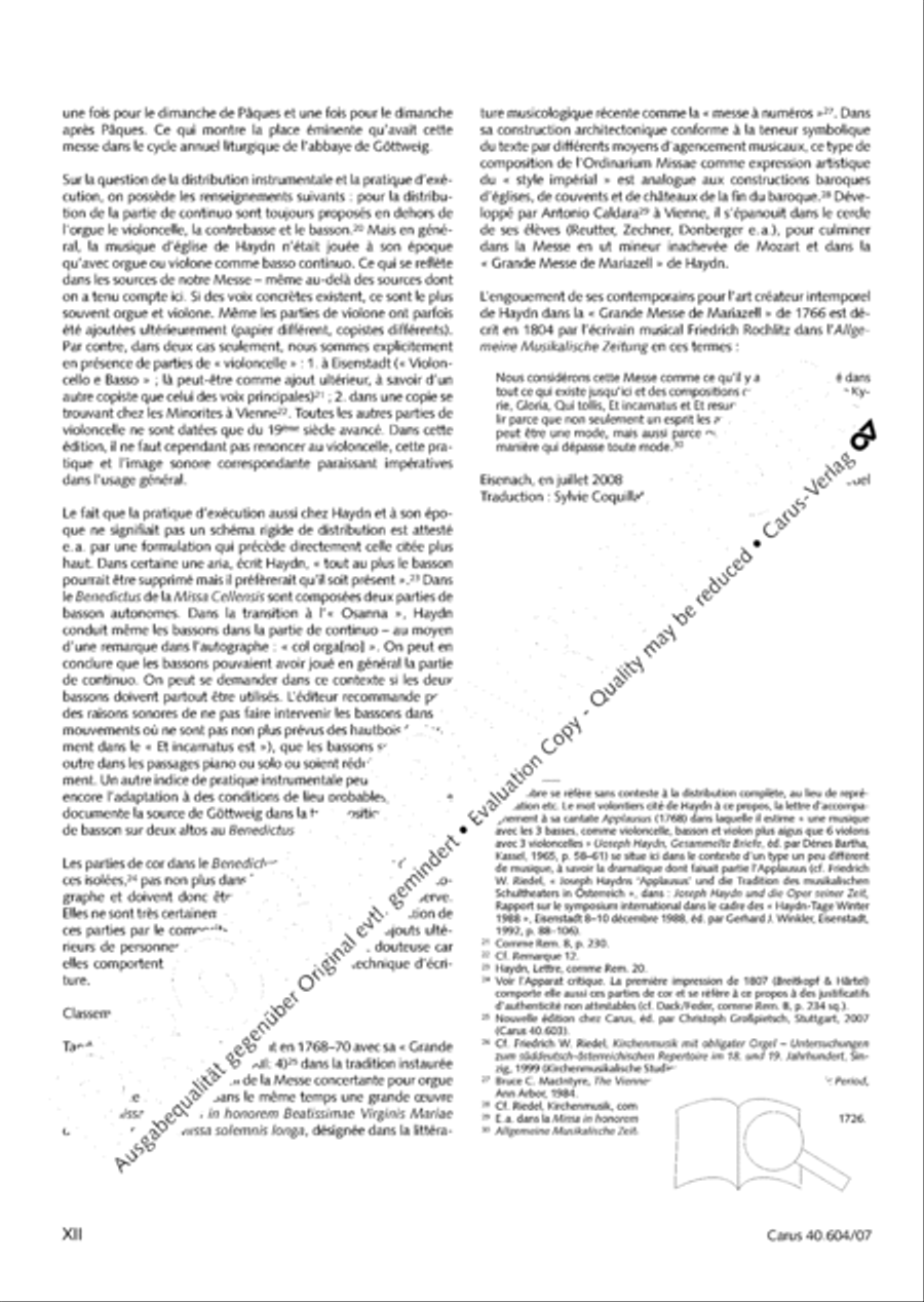 Grosse Mariazeller Messe in C 4-Part scores gallery preview page 13