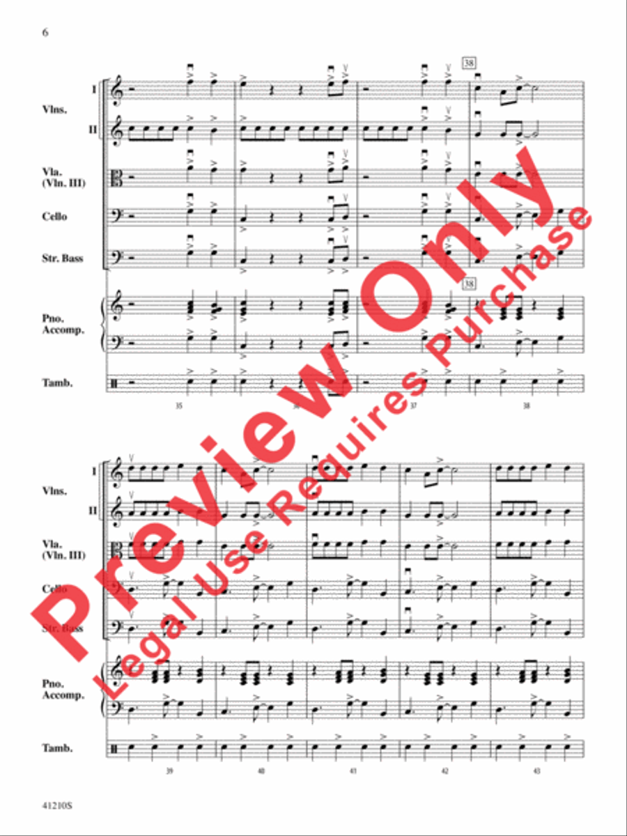 Little Shop of Horrors Little Shop of Horrors String Orchestra scores gallery preview page 7
