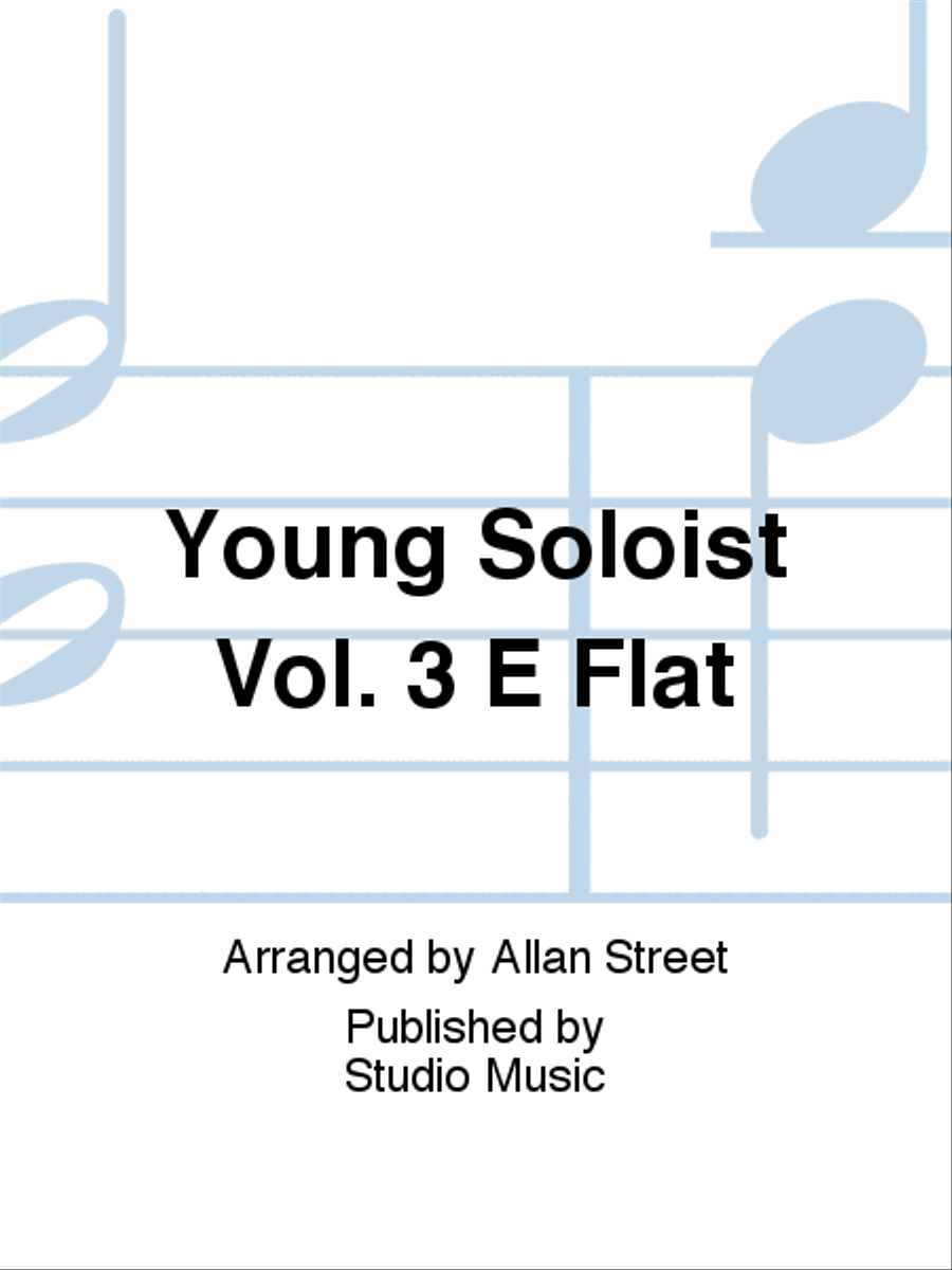 Young Soloist Vol. 3 E Flat Horn Solo scores gallery preview page 1