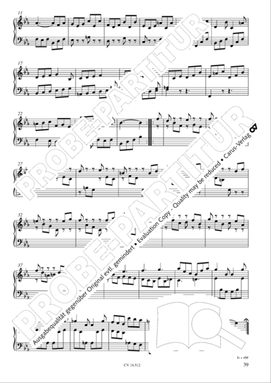 Six Suites Harpsichord scores gallery preview page 40