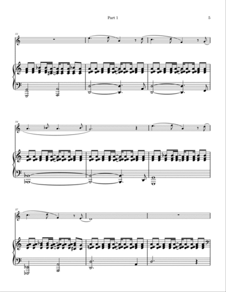 Sonata for Trumpet and Piano, Op. 14 in 2 Parts 2-Part scores gallery preview page 6