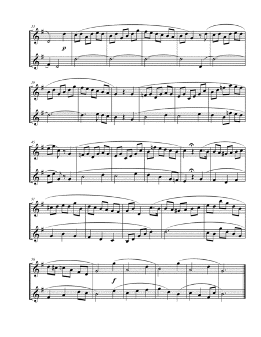 Bordogni Duets for Trumpet Trumpet Duet scores gallery preview page 6