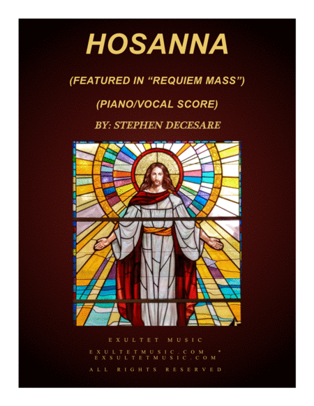 Hosanna (from "Requiem Mass" - Piano/Vocal Score) image number null