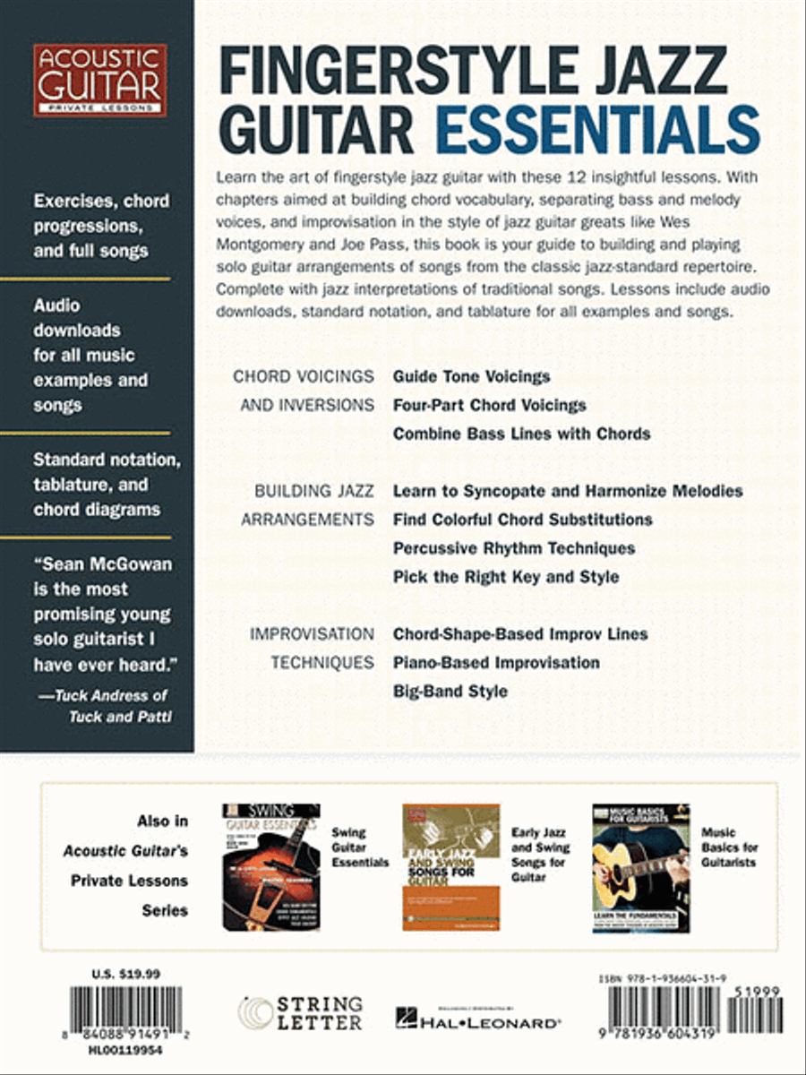 Fingerstyle Jazz Guitar Essentials Acoustic Guitar scores gallery preview page 2
