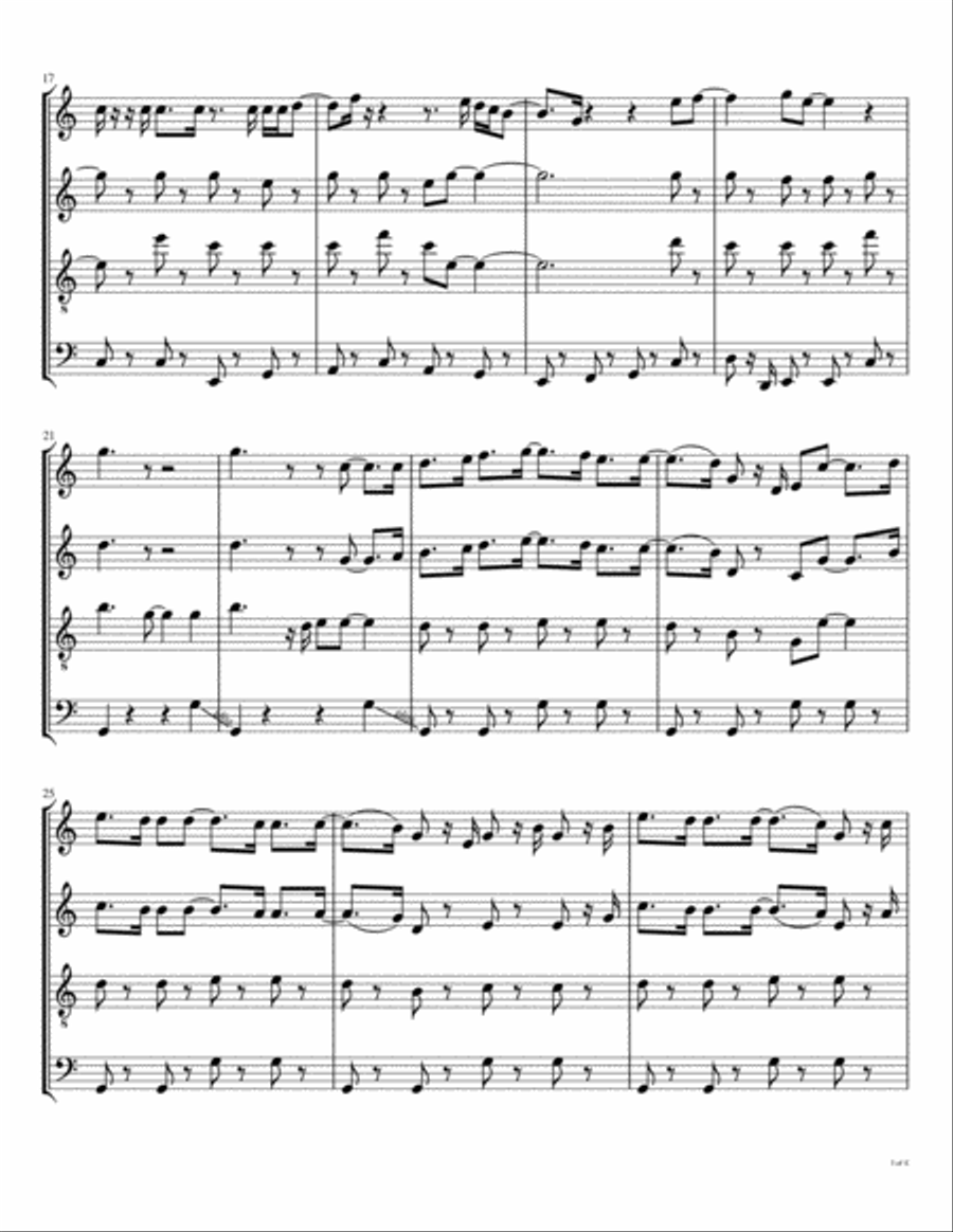 Getting Better Woodwind Quartet scores gallery preview page 4