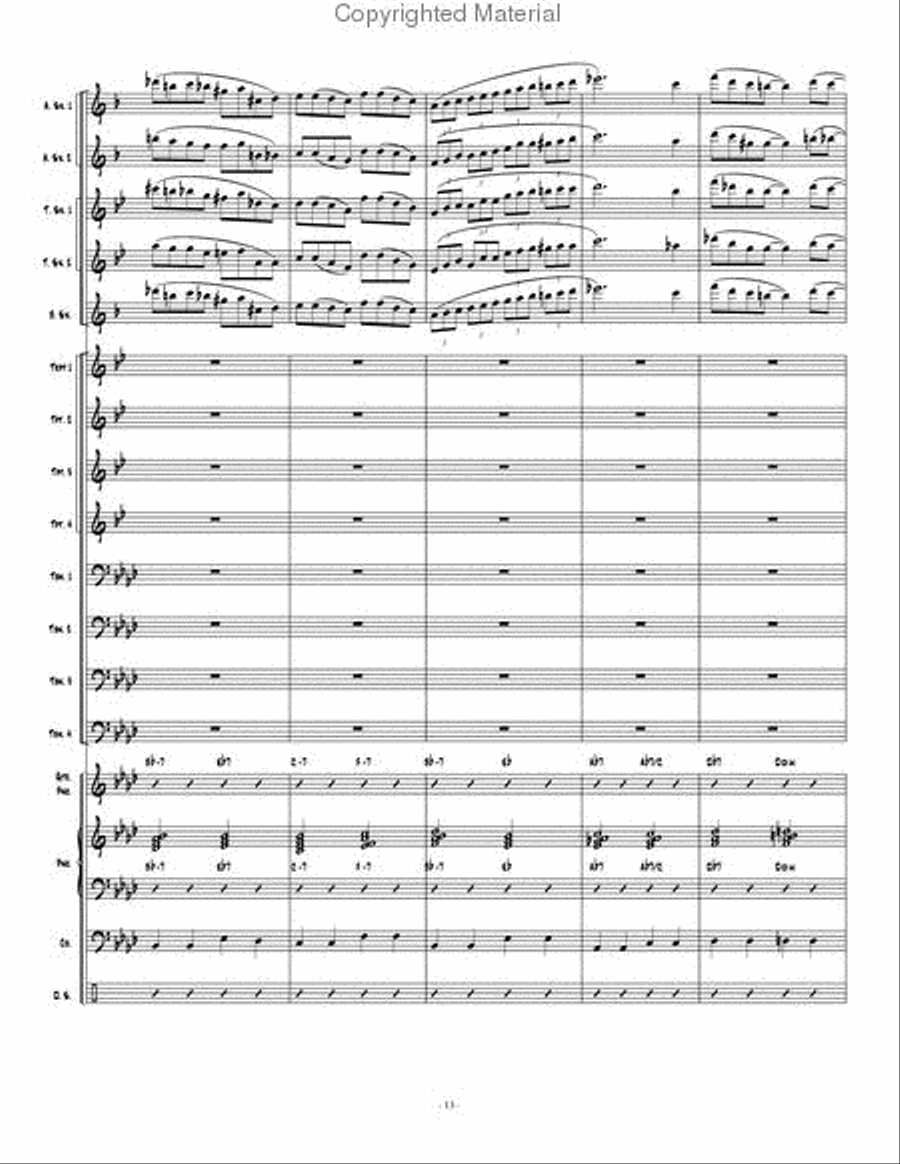 Don't Get Caught Jazz Ensemble scores gallery preview page 16