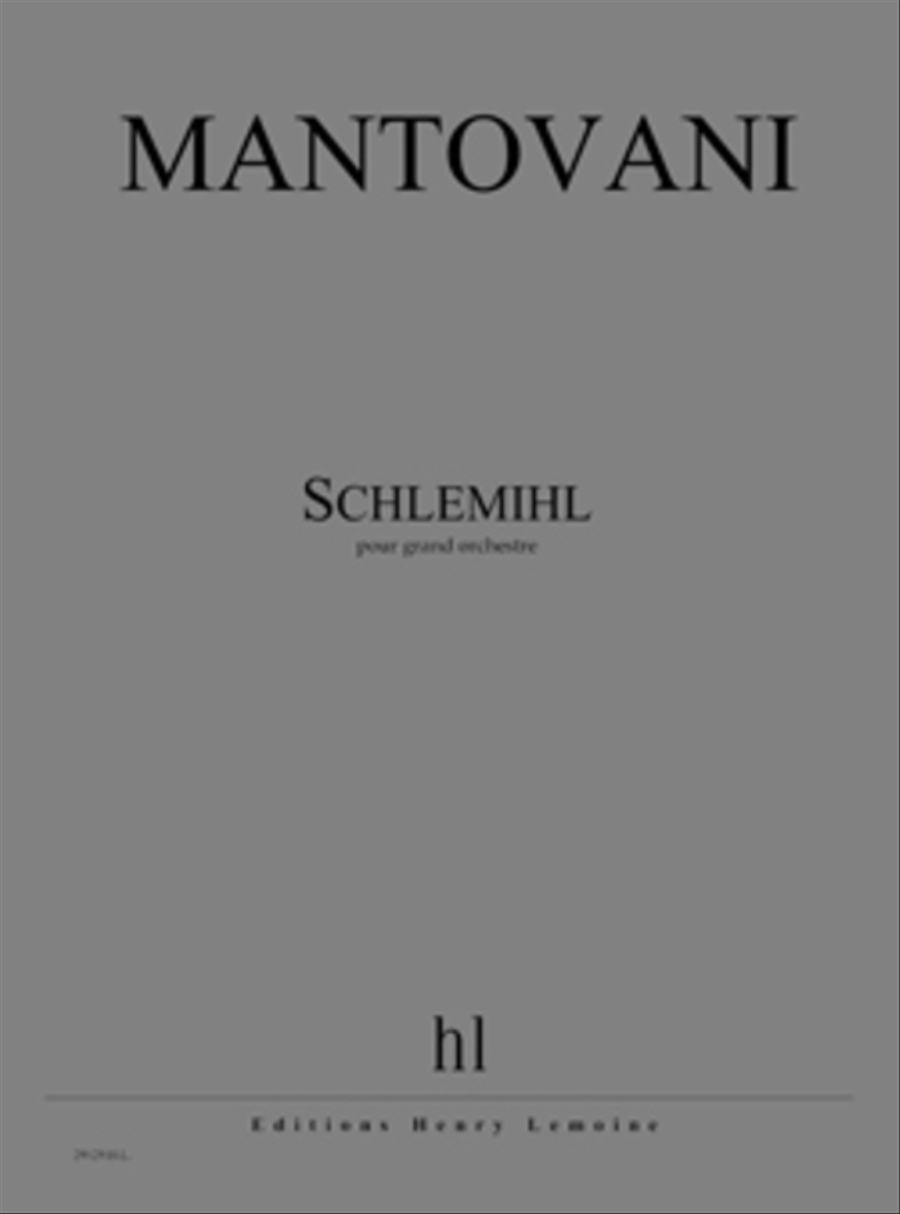 Schlemihl Orchestra scores gallery preview page 1