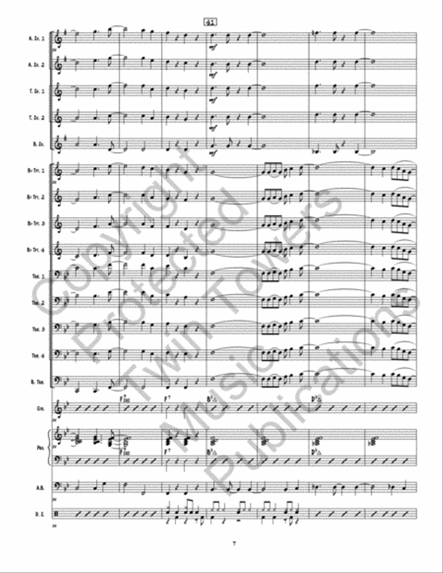 Caramel Macchiato Caramel Macchiato Jazz Ensemble scores gallery preview page 8