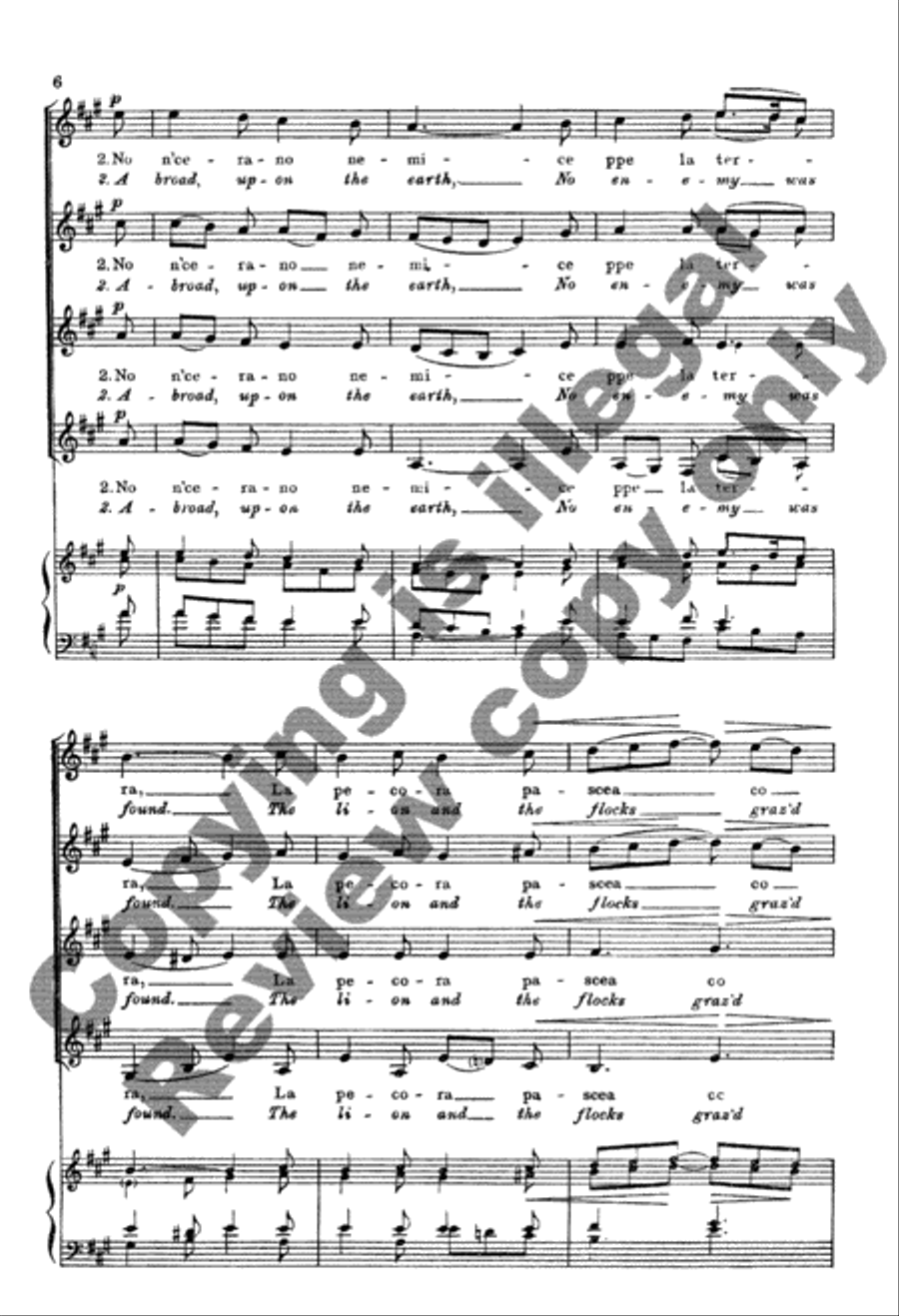 Song of the Bagpipers (Canzone d'i Zampognari) SSAA scores gallery preview page 14