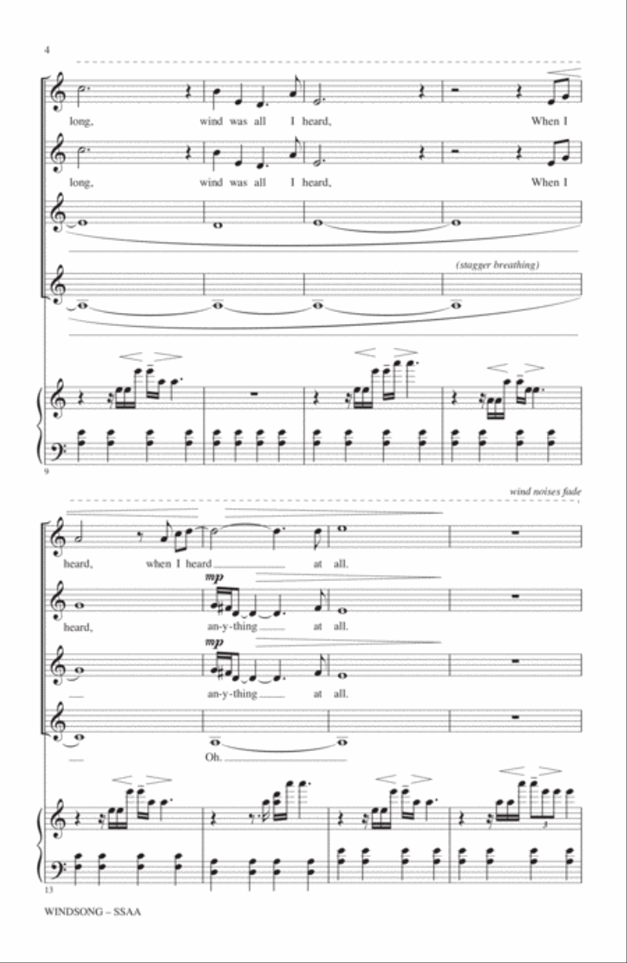 Windsong SSA scores gallery preview page 2