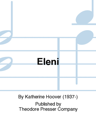 Book cover for Eleni: A Greek Tragedy