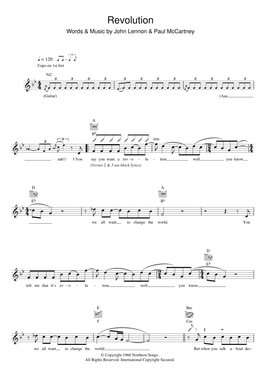 Revolution Piano scores gallery preview page 1